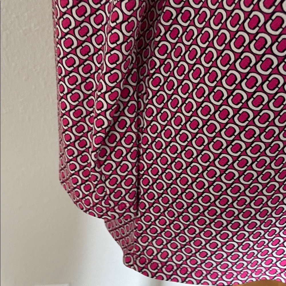 Cato Geometric Patterned Pink Top - Picture 3 of 9